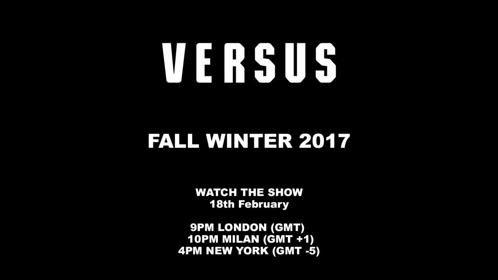 Livestream: Versus Versace Fall-Winter 2017 Runway Show From London Fashion Week Livestream: Versus Versace Fall-Winter 2017 Runway Show From London Fashion Week