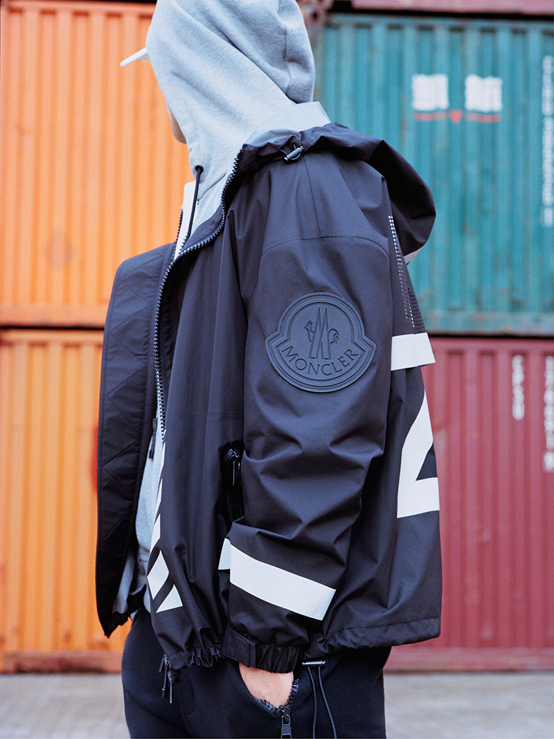 Off white x moncler jacket discount