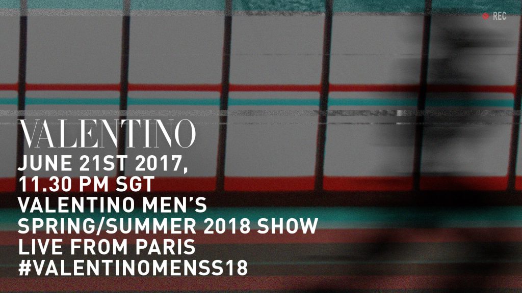 LIVESTREAM: VALENTINO UOMO SS 2018 Runway Show From Paris Fashion Week LIVESTREAM: VALENTINO UOMO SS 2018 Runway Show From Paris Fashion Week