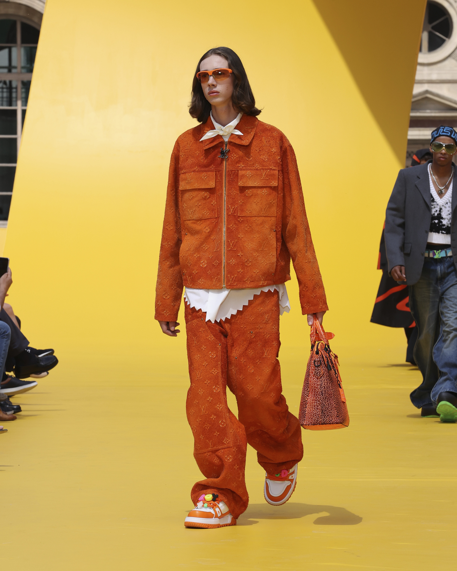 The Louis Vuitton Men's Spring Summer 2023 Show Uplifts by Upcycling