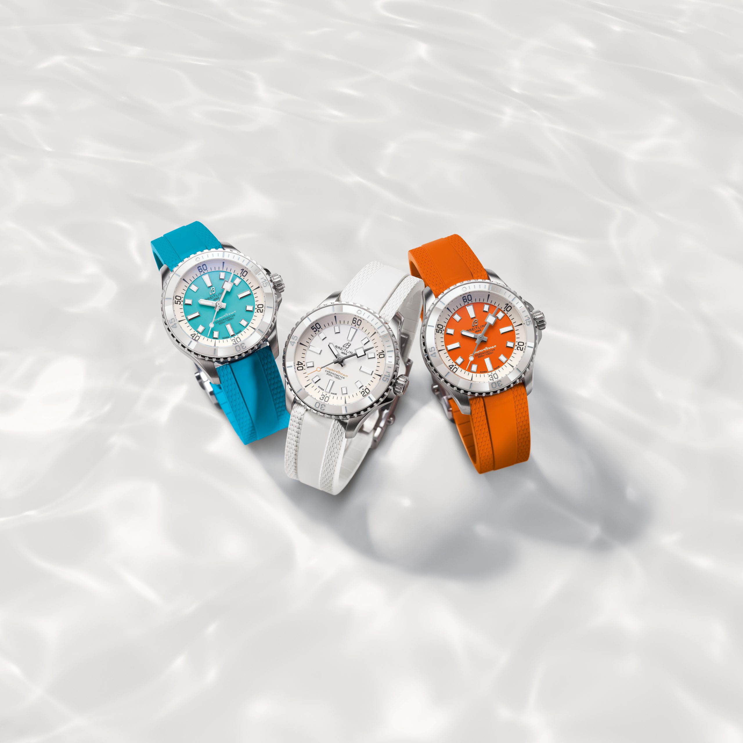 The Breitling Superocean Combines Fun With Zesty Colours