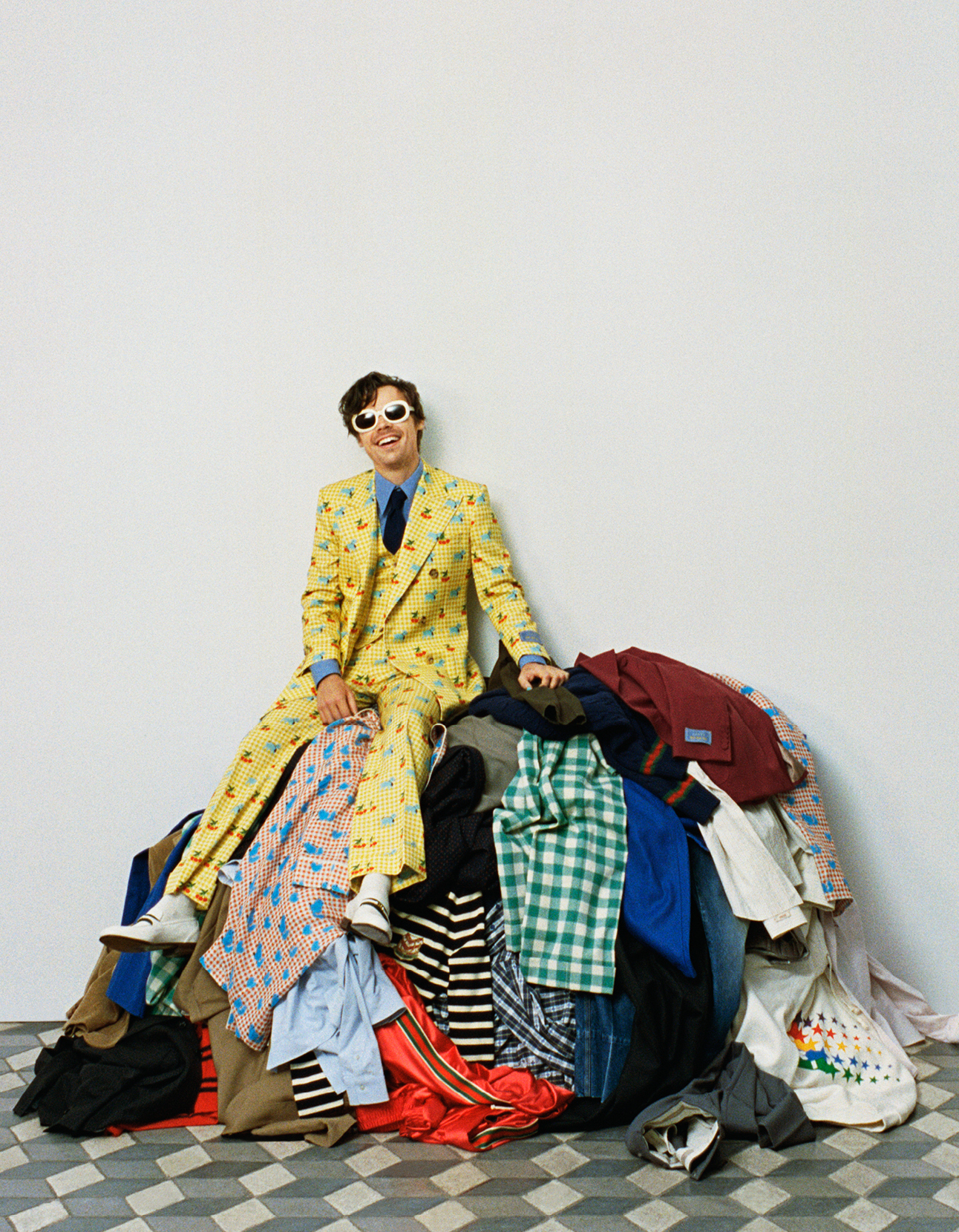 Harry Styles And Alessandro Michele Liberate The Mens' Wardrobe With Gucci's HA HA HA Collection