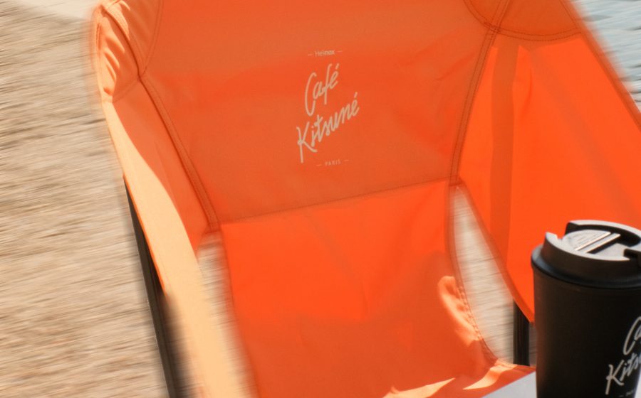 Helinox x Cafe Kitsune コラボ椅子2脚とテーブル