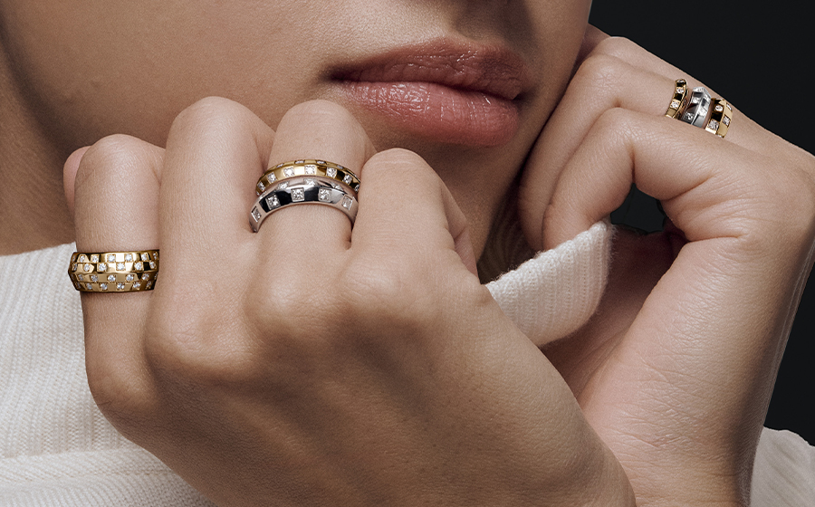 Louis Vuitton Presents the Le Damier de Louis Vuitton Fine Jewellery  Collection - Men's Folio