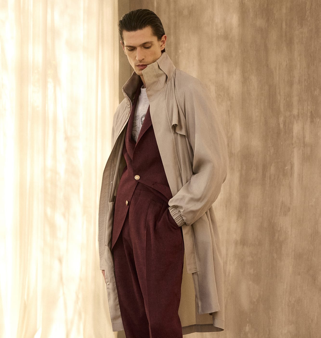 美品「BRUNELLO CUCINELLI」最高級コットン ポロ イタリア製　L Brunello Cucinelli Cotton Piqué Logo Polo Shirt | Sendegaro